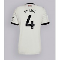 Camisa de time de futebol Manchester United Matthijs de Ligt #4 Replicas 3º Equipamento 2024-25 Manga Curta